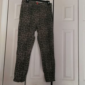 Spanx, Xl snake print seamless jean-ish leggings